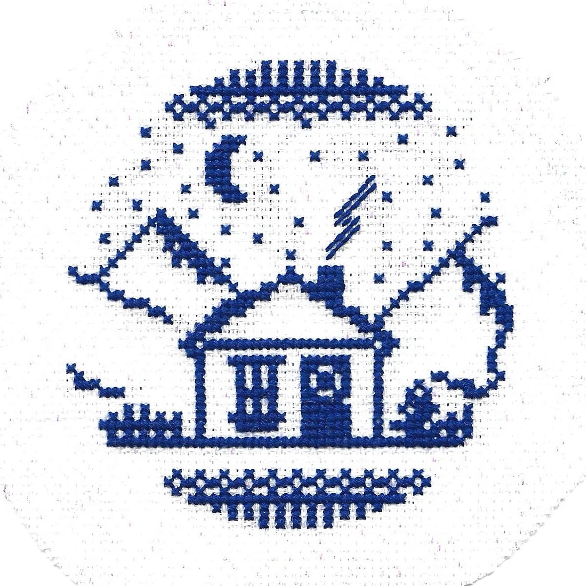 Cozy Cabin - Christmas Cross Stitch Kit