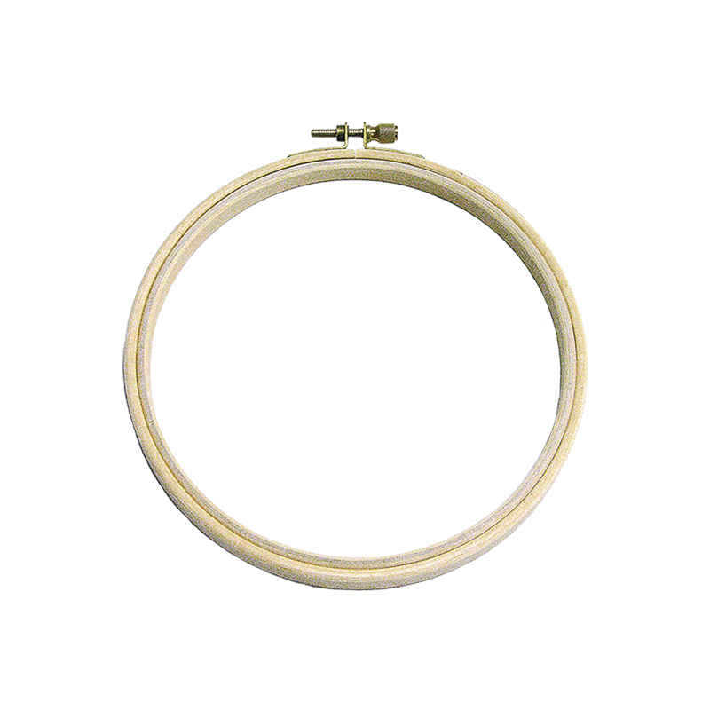Round Edge Wooden Embroidery Hoop 6"