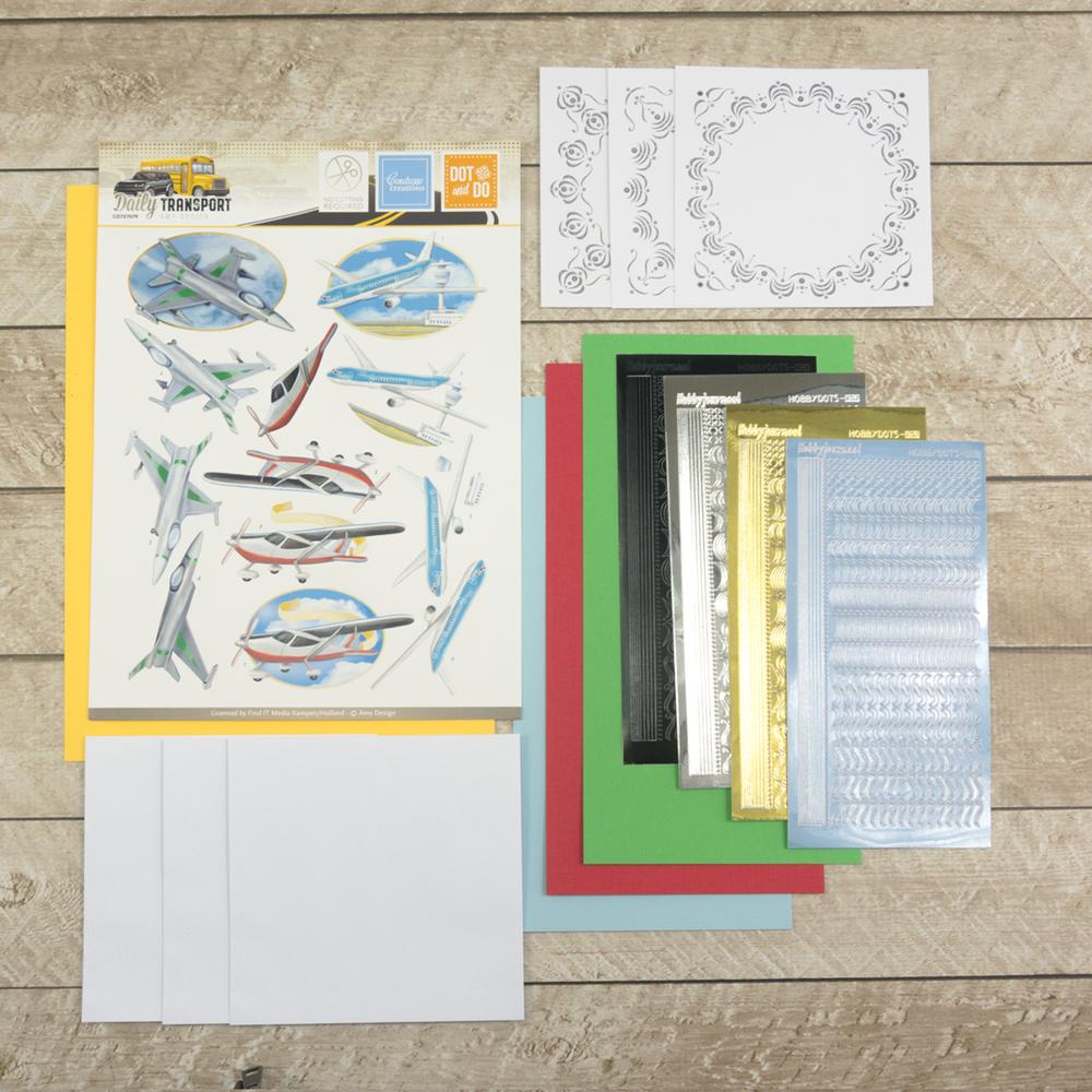 Airplanes - 3D Diecut Decoupage Set