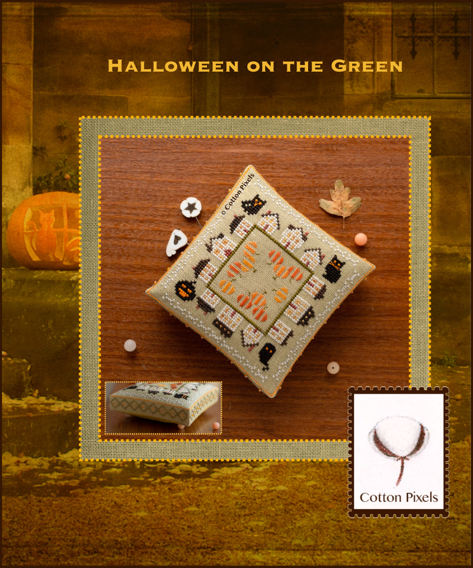 Halloween on the Green - Cross Stitch Pattern