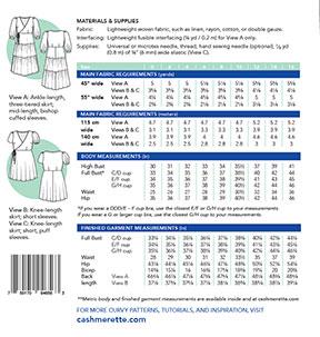 Rose Clair Dress Sizes 0-16 - Sewing Pattern