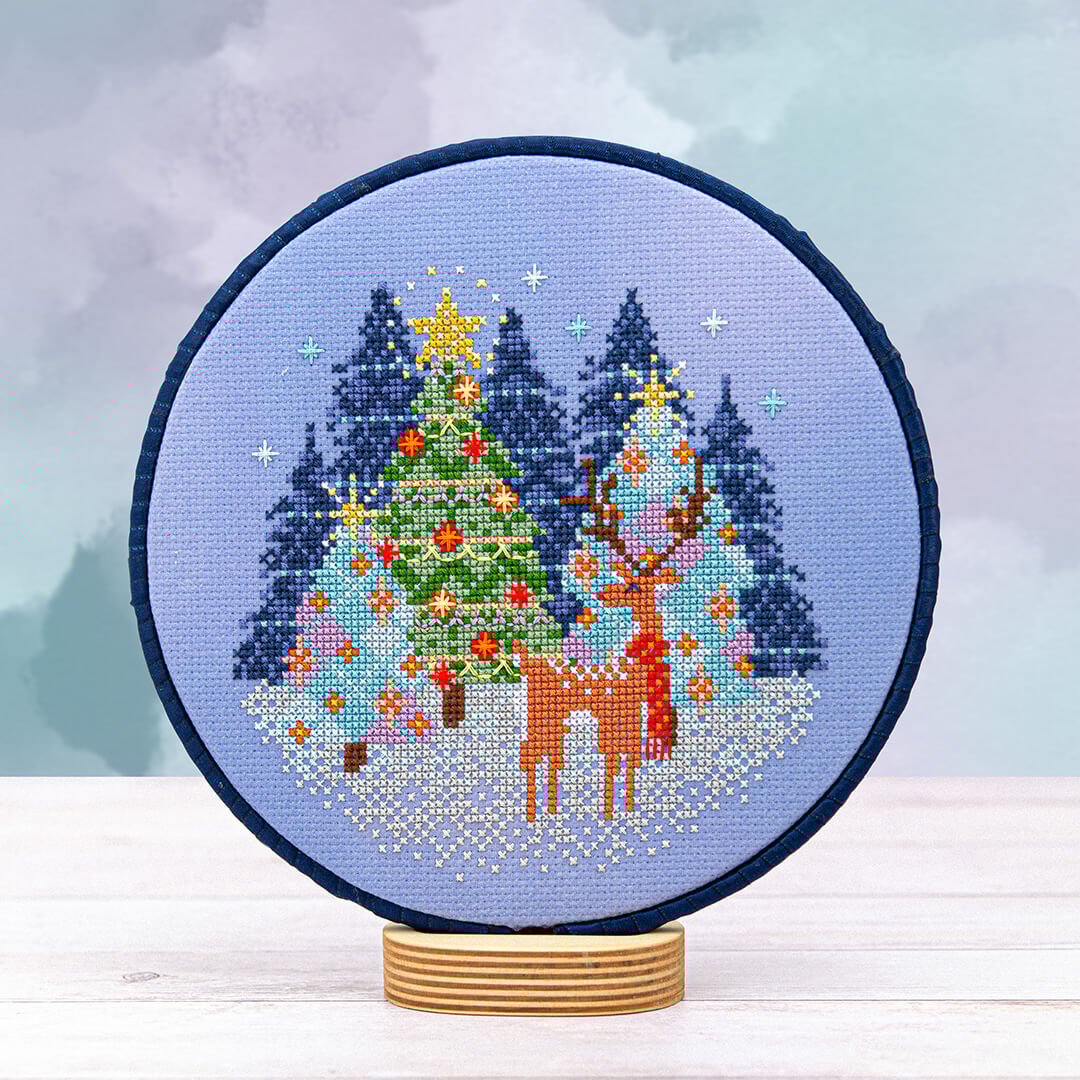 Reindeer Cheer - Christmas Cross Stitch Pattern