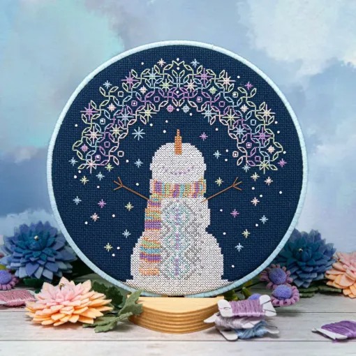 Magical Snowflakes - Cross Stitch Pattern, zoomed in. Select this picture to zoom back out.