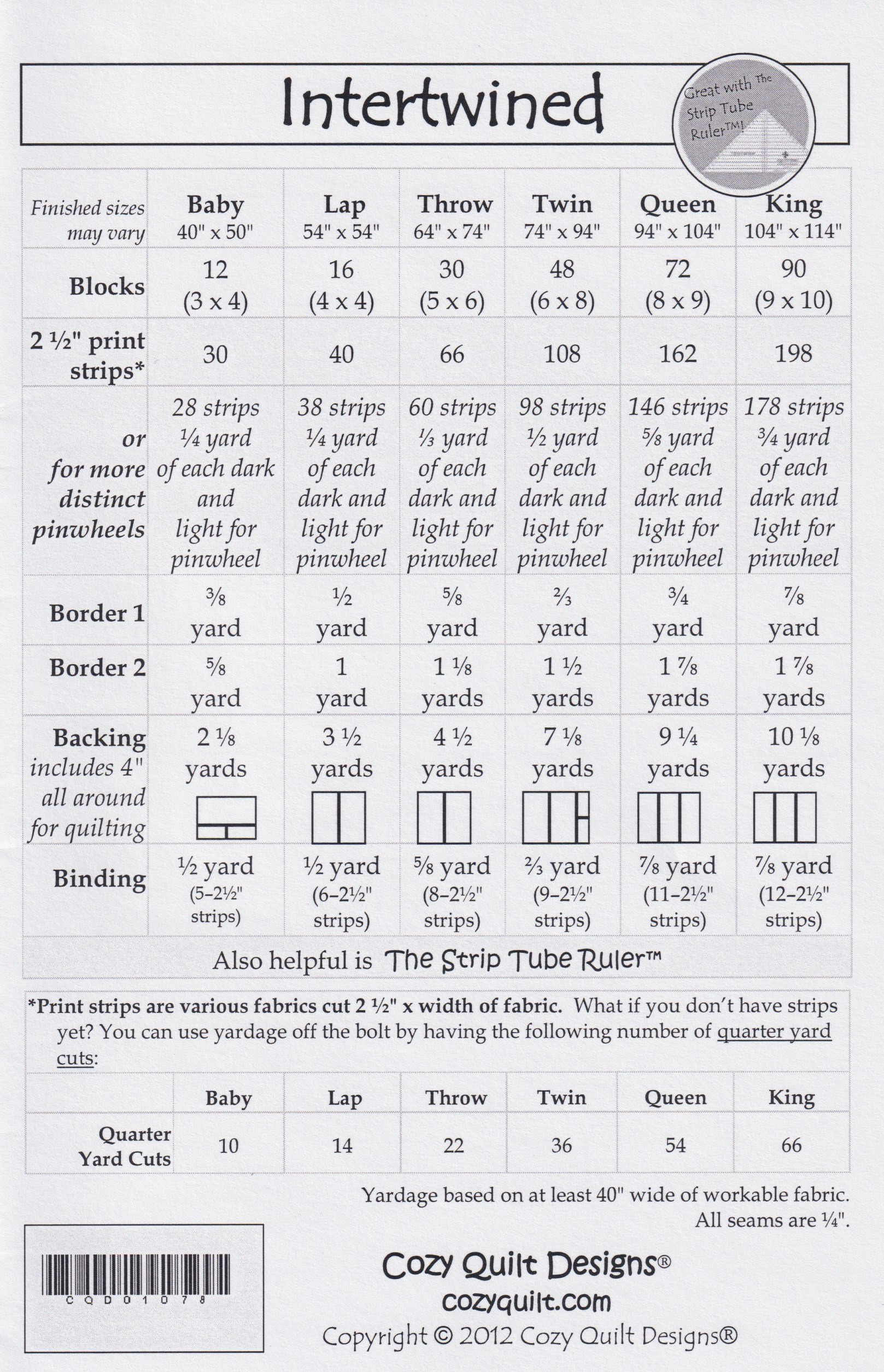 Intertwined - Quilt Pattern
