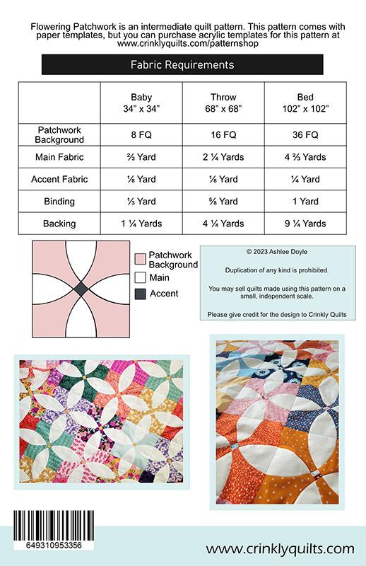 Flowering Patchwork Quilt - Quilt Pattern