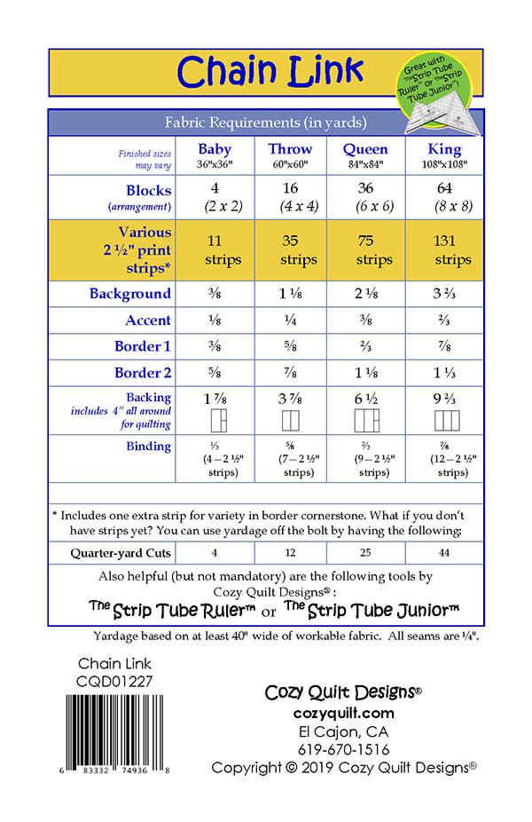 Chain Link - Quilt Pattern