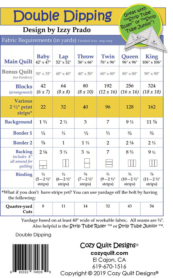 Double Dipping - Quilt Pattern