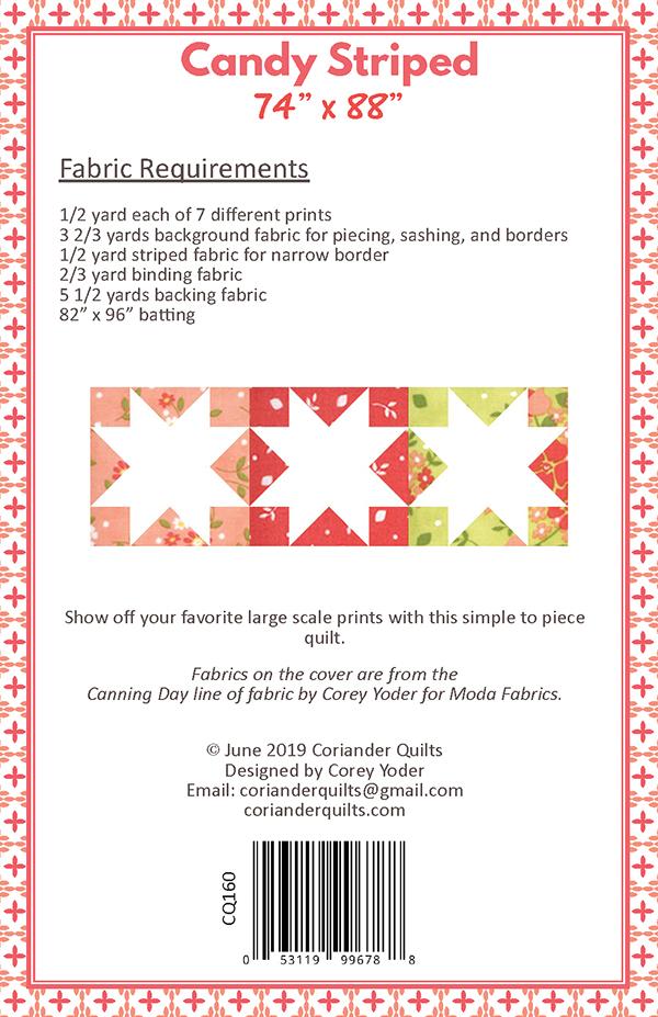 Candy Striped - Quilt Pattern