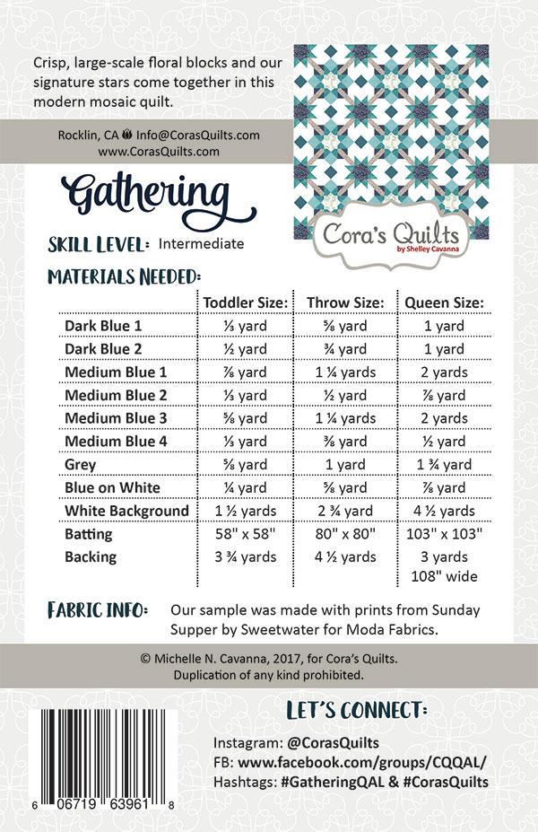 Gathering - Quilt Pattern