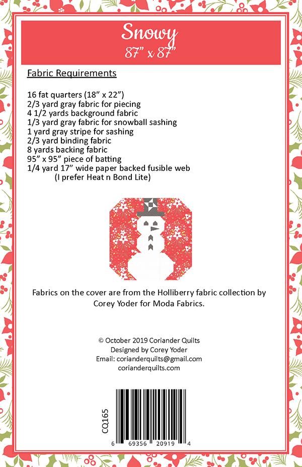 Snowy - Quilt Pattern