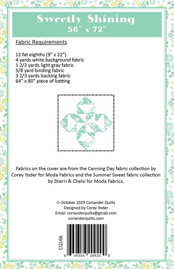 Sweetly Shining - Quilt Pattern