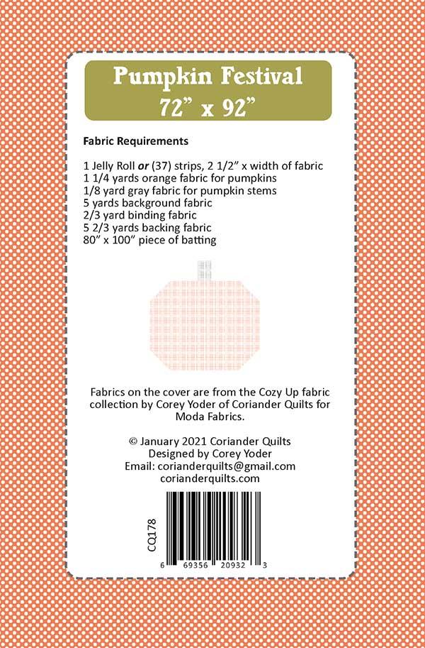 Pumpkin Festival - Quilt Pattern