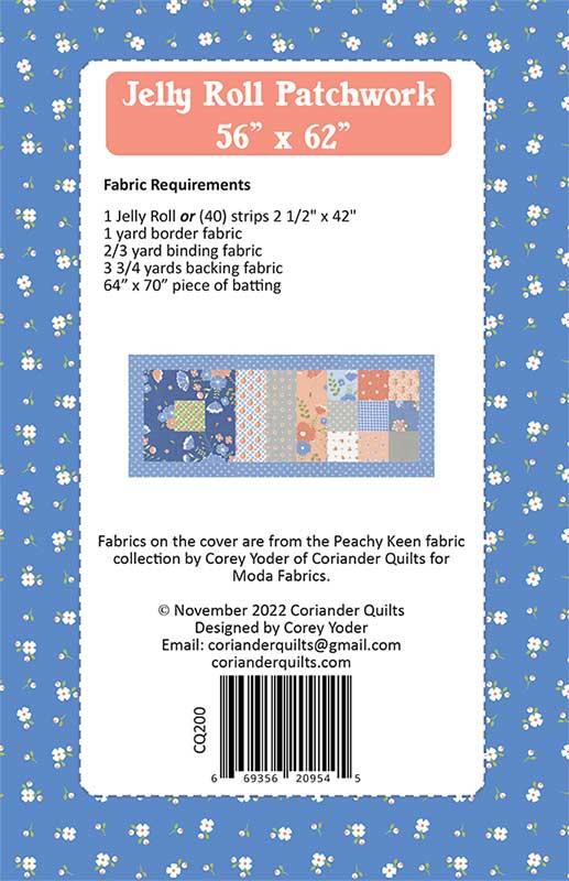 Jelly Roll Patchwork - Quilt Pattern