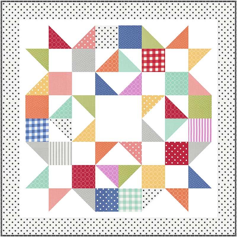 Barn Star 7 G - Quilt Pattern