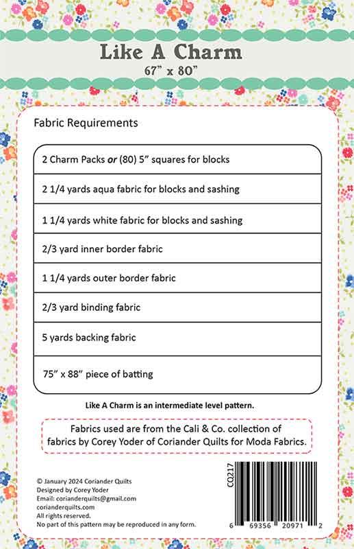 Like a Charm - Quilt Pattern