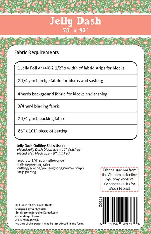Jelly Dash - Quilt Pattern