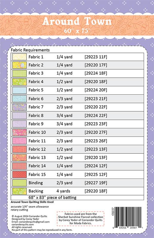 Around Town - Quilt Pattern