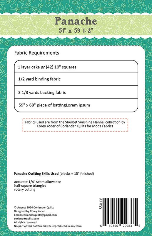 Panache - Quilt Pattern