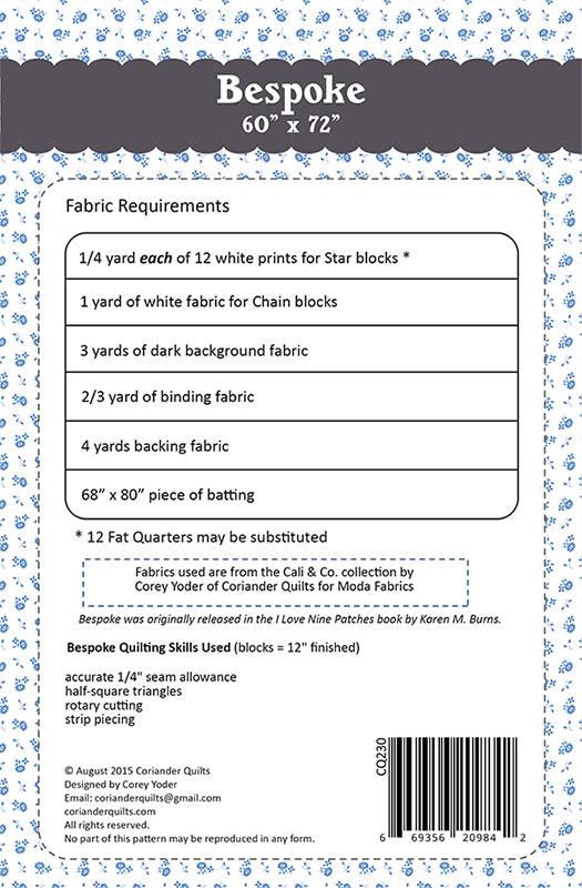 Bespoke - Quilt Pattern