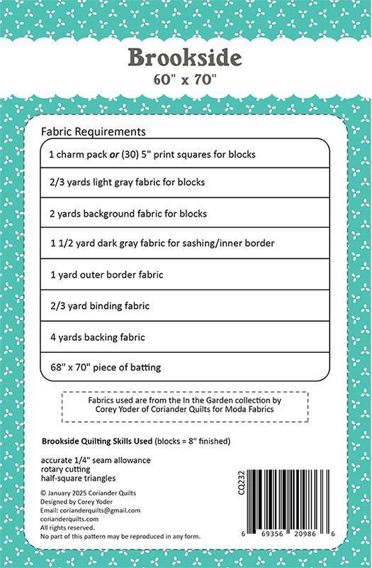 Brookside - Quilt Pattern