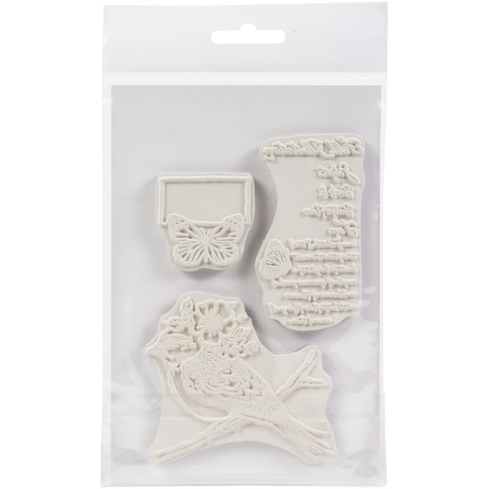 Field Bird #2 - Cling Stamp Set