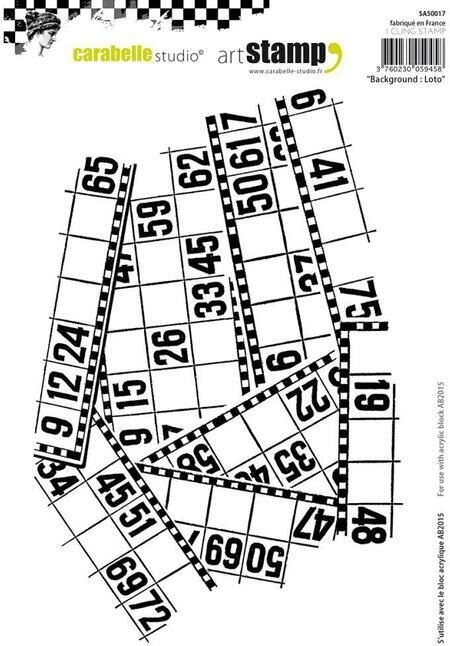 Loto Carabelle Studio Cling Stamp A5