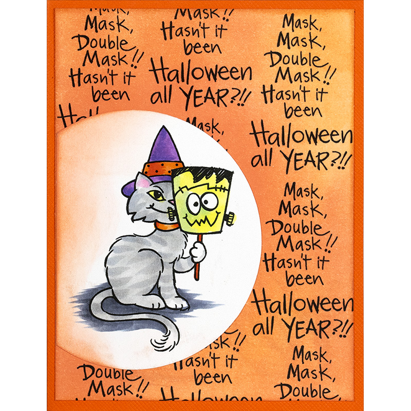 Double Mask - Cling Stamp