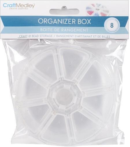 Storage Organizer Boxes 4" 8 Compartments