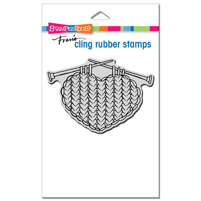 Love To Knit - Cling Stamp