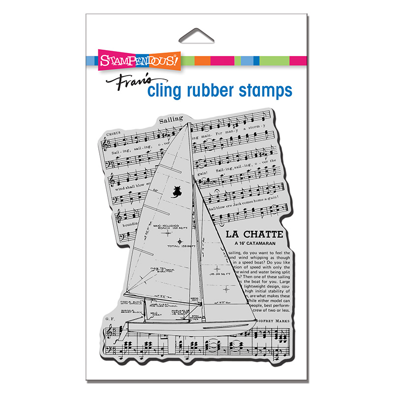 Catamaran Sail - Cling Stamp