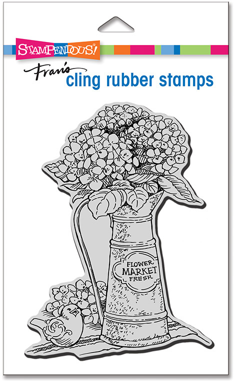 Hydrangea Tin - Cling Stamp