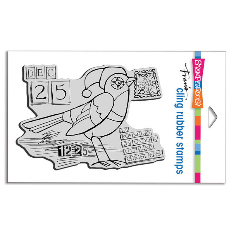 DEC 25 Bird - Cling Stamp