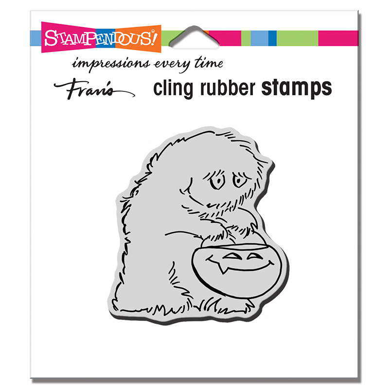 Big Foot Treat - Halloween Cling Stamp