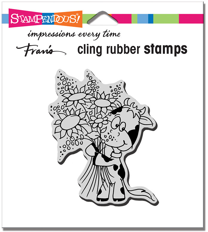 Cowlik Bouquet - Cling Stamp