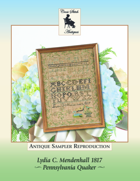 Lydia C. Mendenhall 1817, Pennsylvania - Cross Stitch