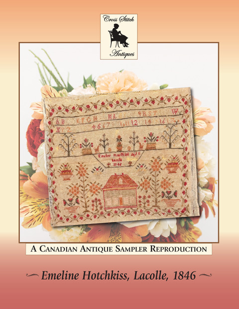 Emeline Hotchkiss, Lacolle, 1846 - Cross Stitch Pattern 