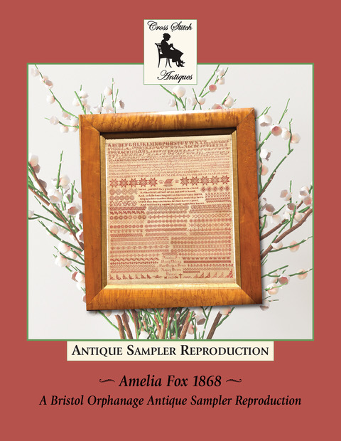 Amelia Fox 1868 Bristol Orphanage Sampler - Pattern