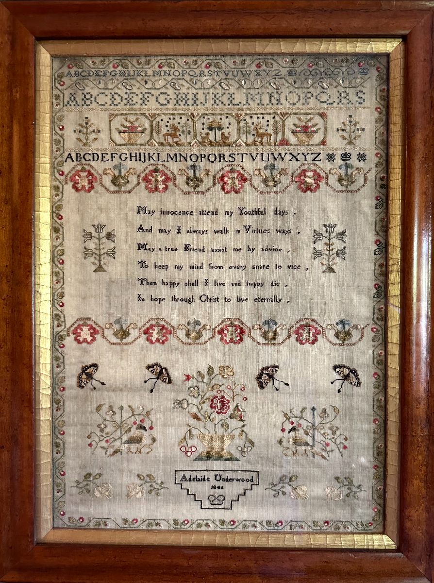 Adelaide Underwood 1846 - Cross Stitch Pattern