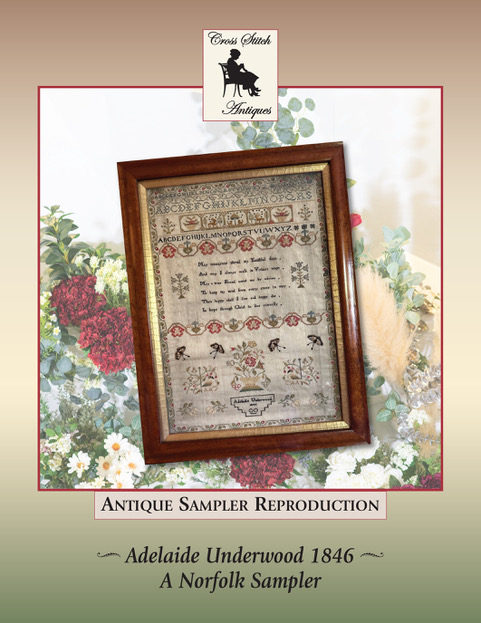 Adelaide Underwood 1846 - Cross Stitch Pattern