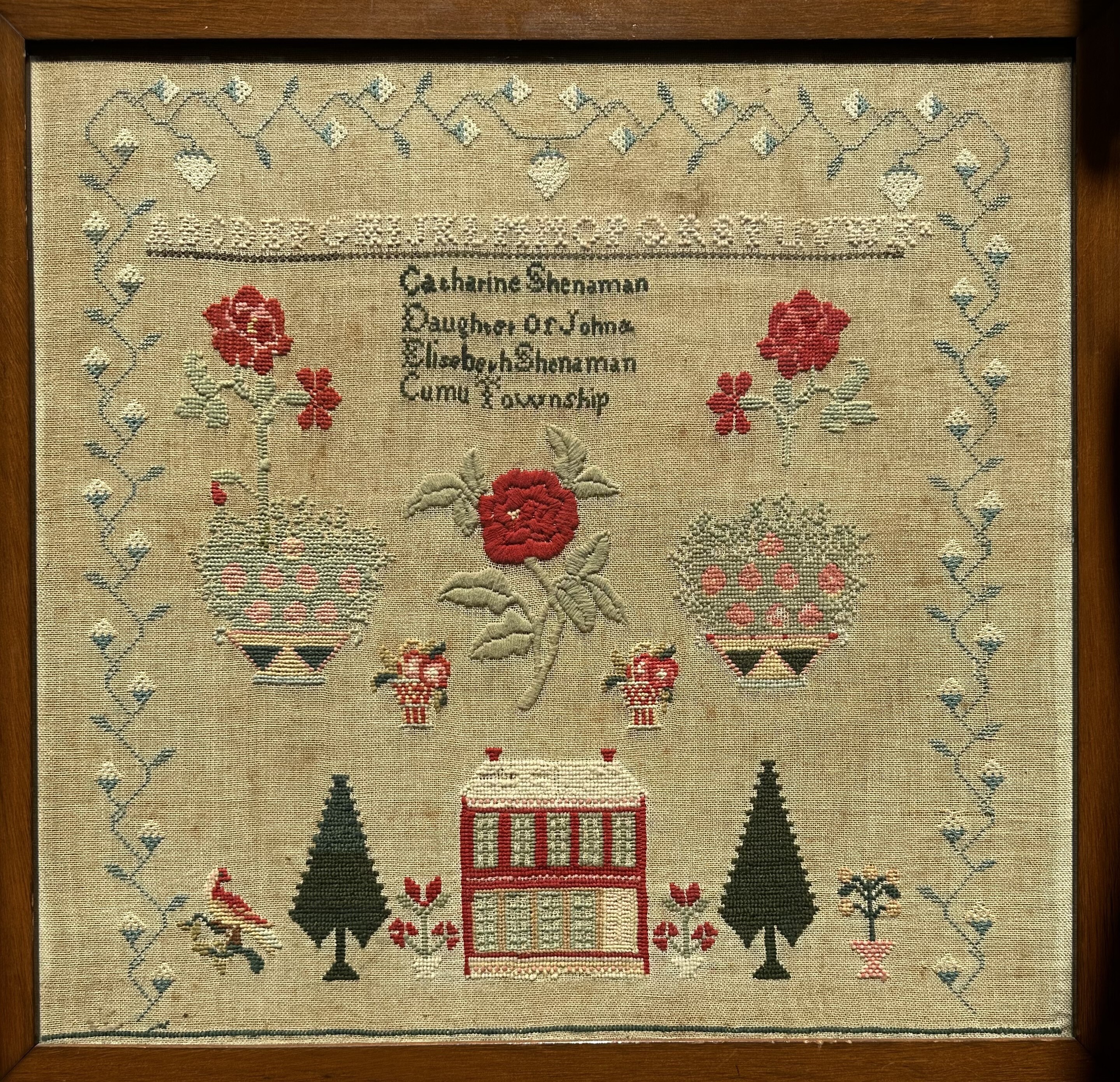 Catharine Shenaman 1840 - Cross Stitch Pattern