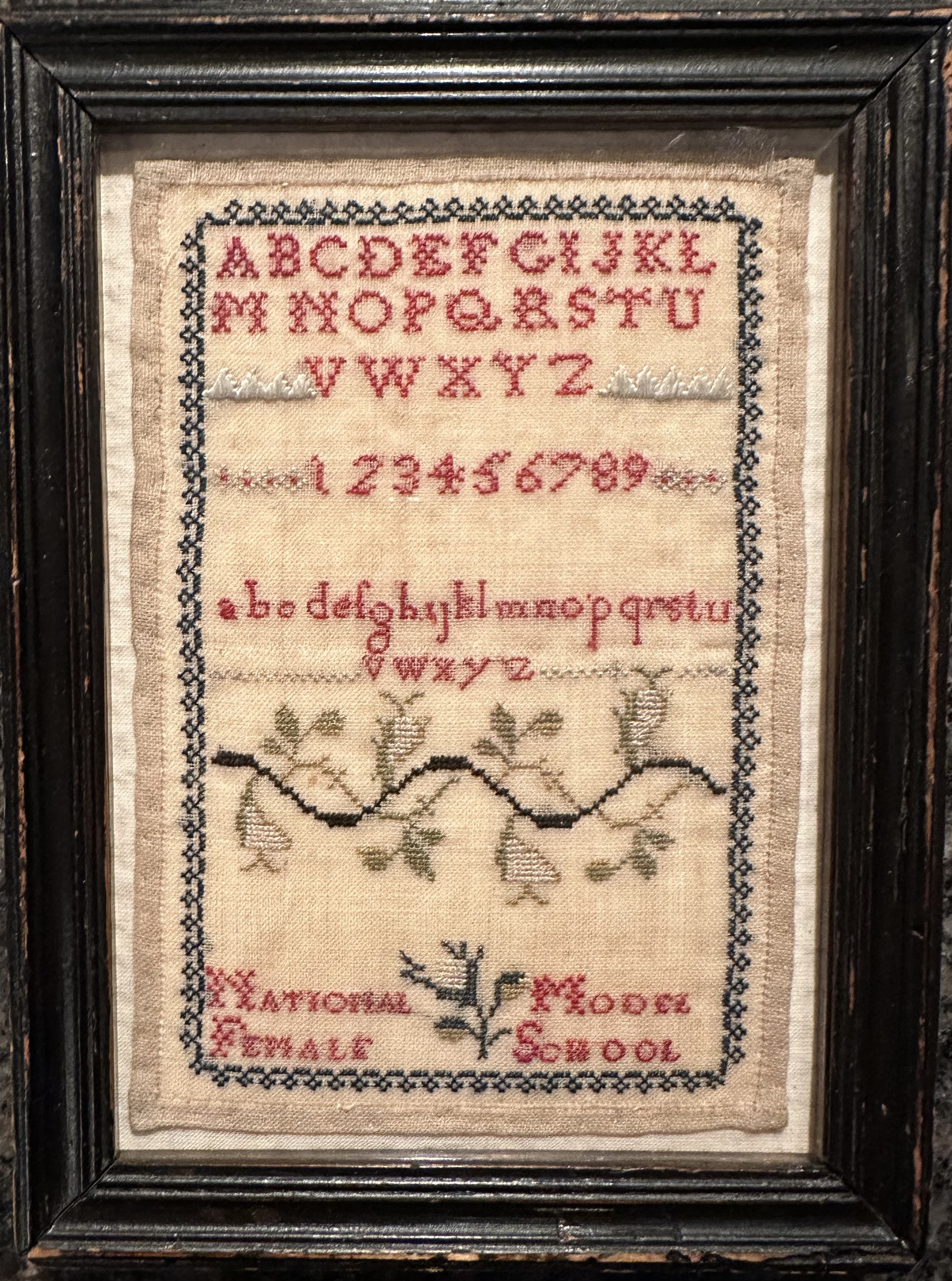 National Female Model School Sampler - Cross Stitch Pattern