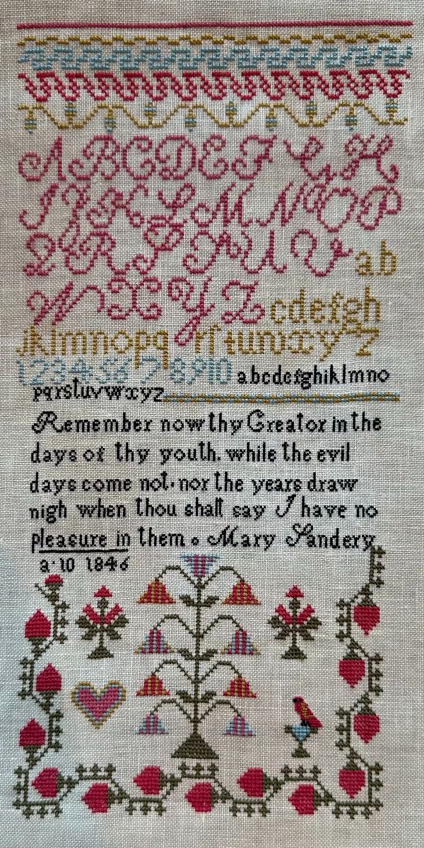 The Sandery Sisters Samplers - Mary - Cross Stitch Pattern