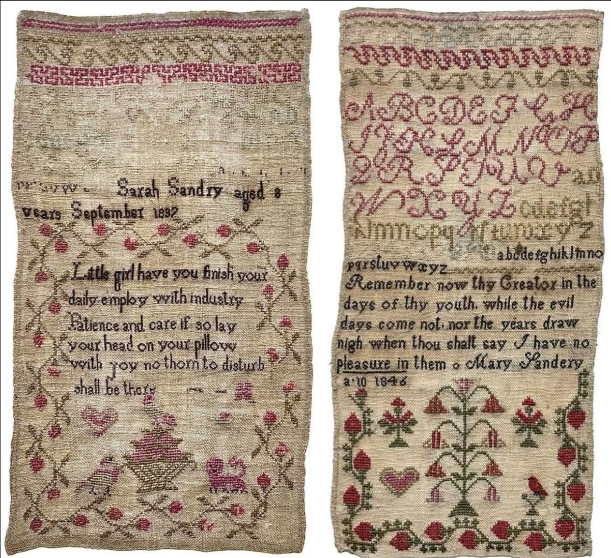 The Sandery Sisters Samplers - Sarah - Cross Stitch Pattern