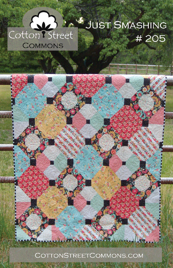 Just Smashing - Quilt Pattern, zoomed in. Select this picture to zoom back out.