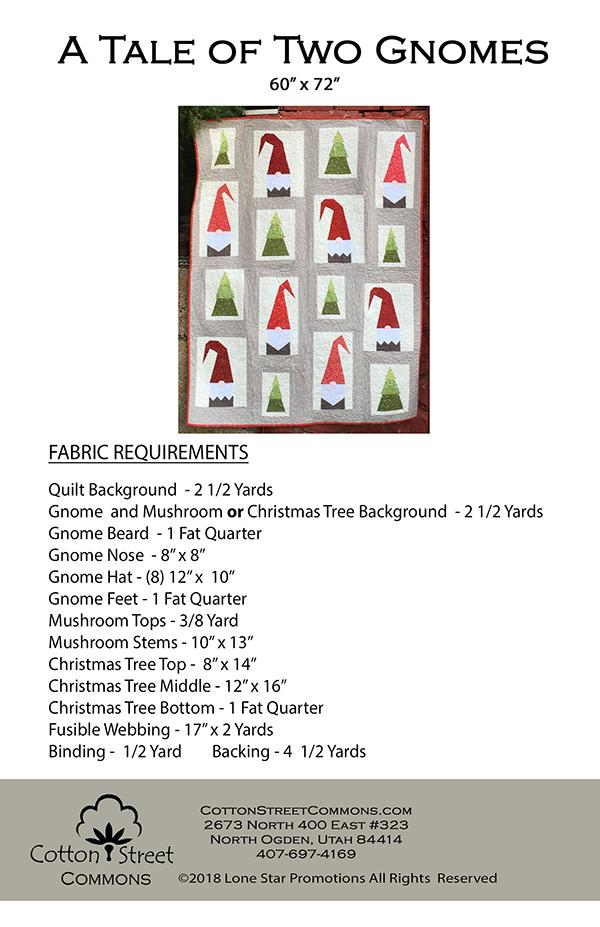 A Tale of Two Gnomes - Quilt Pattern