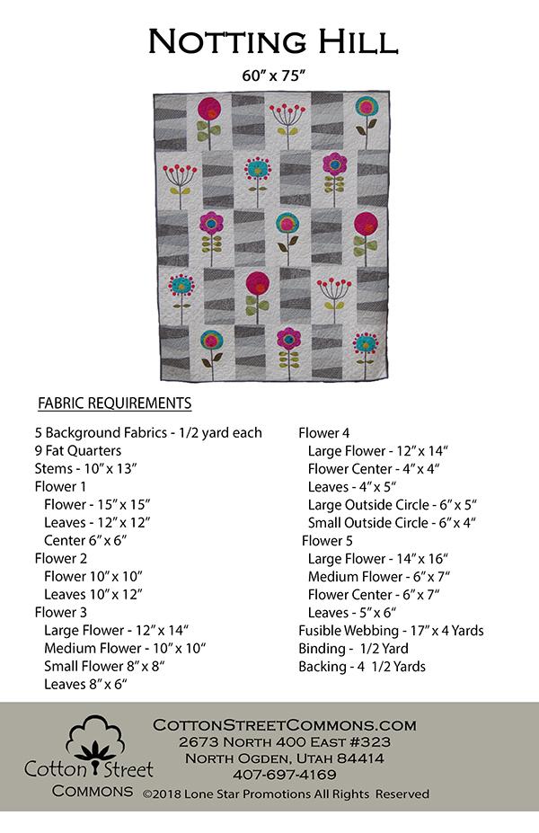 Notting Hill - Quilt Pattern