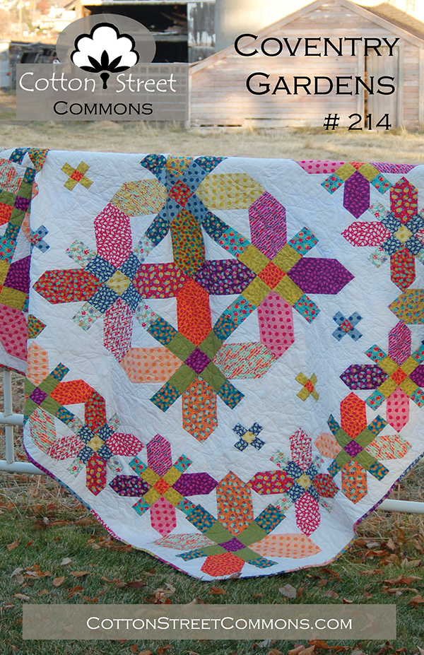 Coventry Garden - Quilt Pattern, zoomed in. Select this picture to zoom back out.