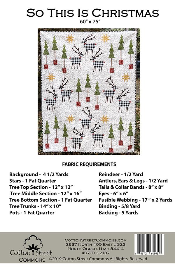 So This Is Christmas - Quilt Pattern