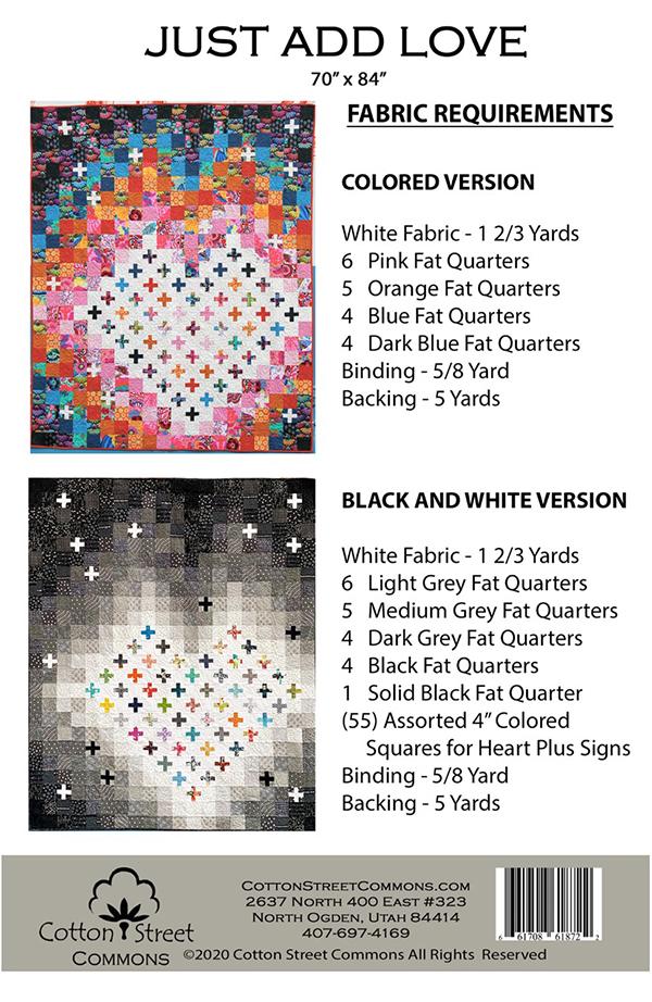 Just Add Love - Quilt Pattern
