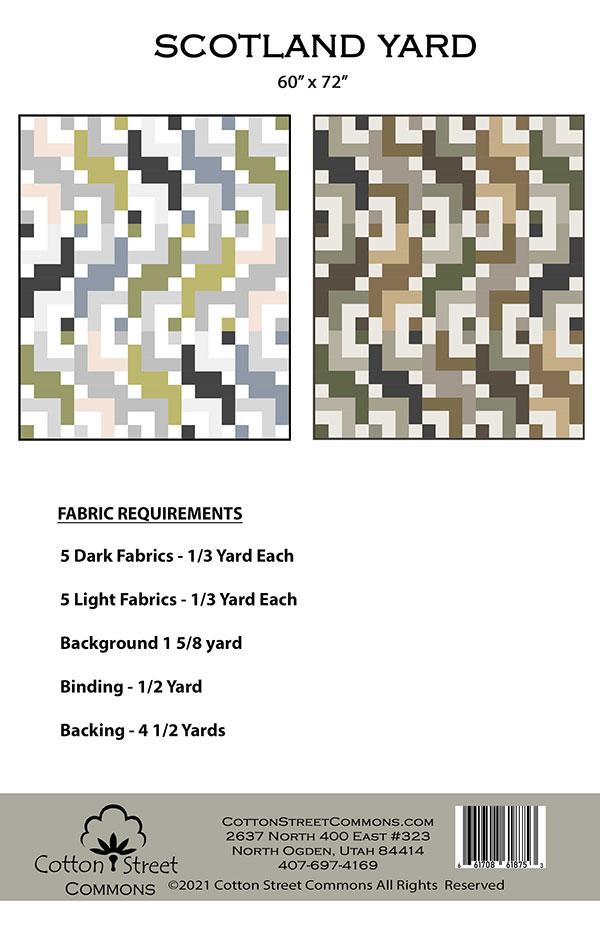 Scotland Yard - Quilt Pattern